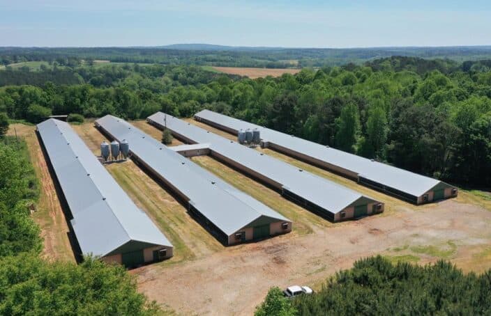 4-House Broiler Farm with Several Homesites