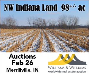 Land Auction Spotlight: 98 Acres Ag/Commercial Land in NW Indiana