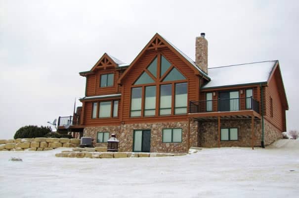 Featured Land: Opulent Wisconsin Log Home on 154 Acres