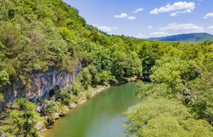 Secluded, Scenic Waterfront Farm in Tennessee