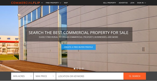 LANDFLIP Launches Specialized Website COMMERCIALFLIP, An Industry First