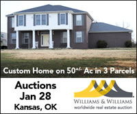 Custom Built Home on 50 Acres in Oklahoma