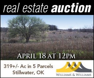 Land Auction Spotlight: 320+/- Acres in Stillwater, Oklahoma